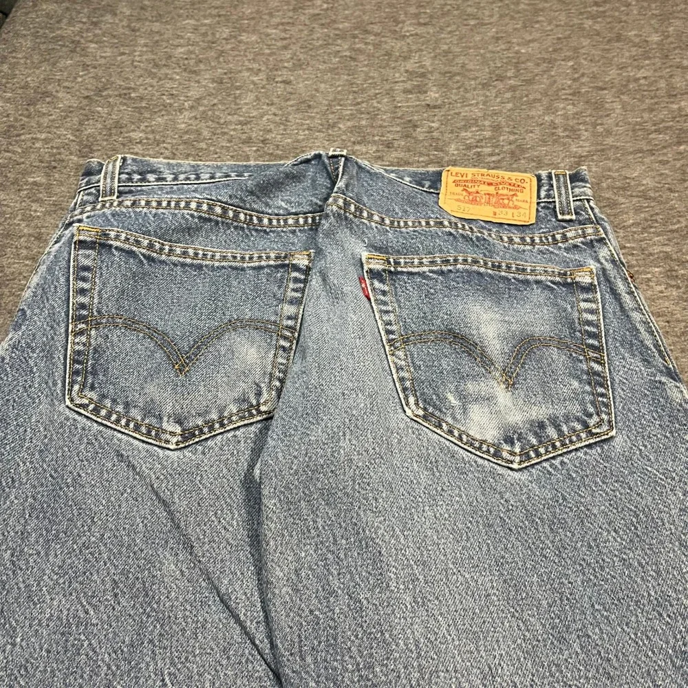 Levis 517 Mens 33x34 Bootcut Jeans Blue Denim Y2K Flare Leg Medium Wash Vintage